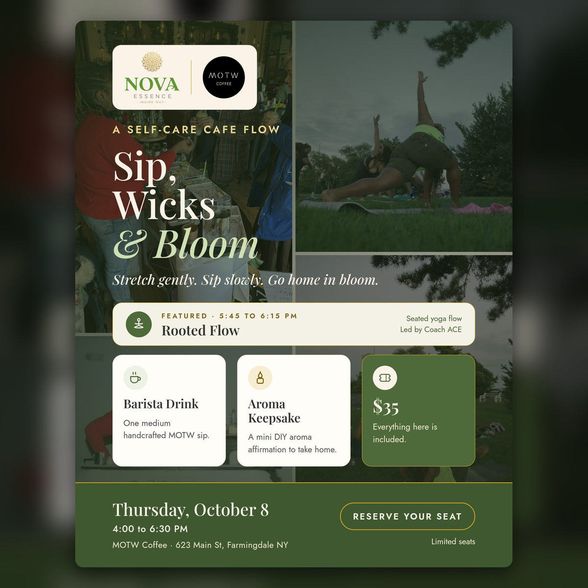 Sip, Wicks & Bloom