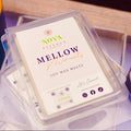 Box of Nova Essential Mellow soy wax melts with visible branding.